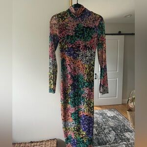 AFRM MIDI DRESS FLORAL